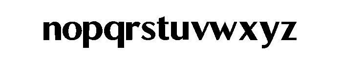 Haverin Font LOWERCASE
