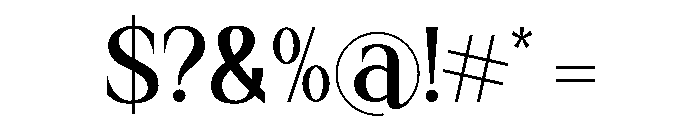 Havienne Regular Font OTHER CHARS
