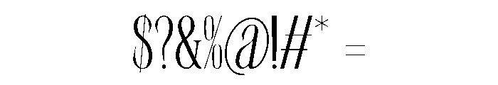 Havilland Regular Font OTHER CHARS