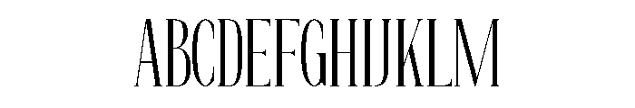 Havilland Regular Font UPPERCASE
