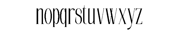 Havilland Regular Font LOWERCASE