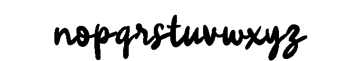 Havin Star Regular Font LOWERCASE
