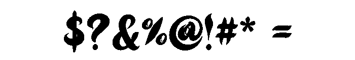 Hawaii Flame Font OTHER CHARS