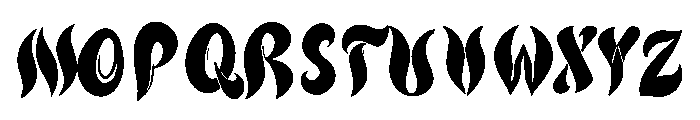 Hawaii Flame Font UPPERCASE