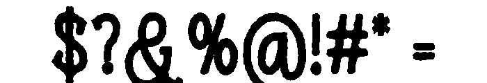 Hawk Union Regular Font OTHER CHARS