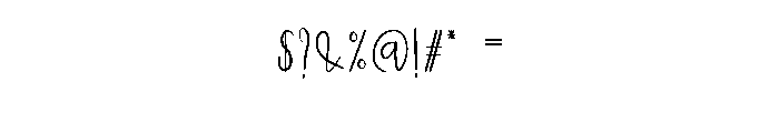 Hay Magnolia Font OTHER CHARS
