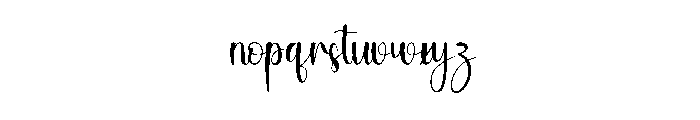 Hay Magnolia Font LOWERCASE
