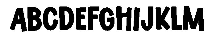 Hayble Thaky Regular Font UPPERCASE