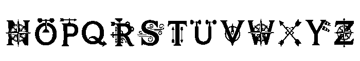 Hayes Regular Font UPPERCASE