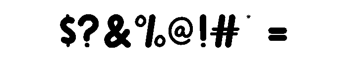 Hazelnut Coffee Font OTHER CHARS