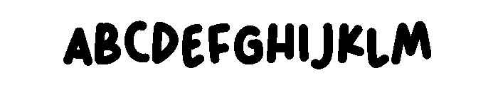 Hazelnut Coffee Font UPPERCASE