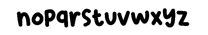 Hazelnut Coffee Font LOWERCASE