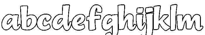 happy Crumbs Outline FONT