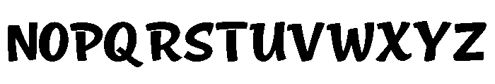 happy Crumbs Style Font UPPERCASE