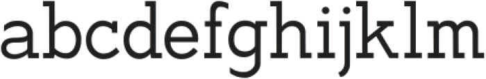 HA Noirda Slab Medium ttf (500) Font LOWERCASE