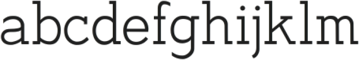 HA Noirda Slab Regular ttf (400) Font LOWERCASE