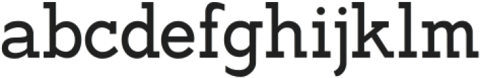 HA Noirda Slab Semi-Bold ttf (600) Font LOWERCASE