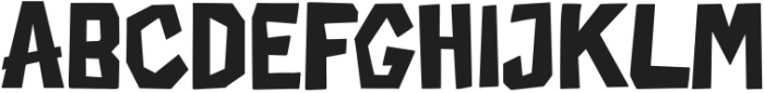 HAIDEK Regular otf (400) Font UPPERCASE