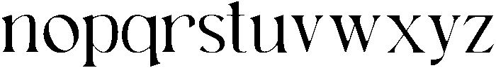 HAKUNA otf (400) Font LOWERCASE