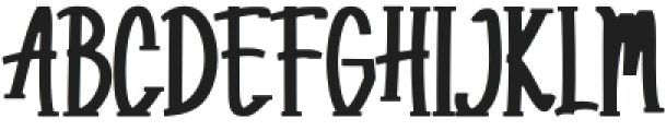 HALLONIS Regular otf (400) Font UPPERCASE