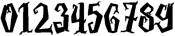 HALLOWEEN otf (400) Font OTHER CHARS