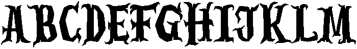 HALLOWEEN otf (400) Font UPPERCASE