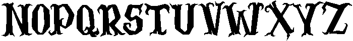 HALLOWEEN otf (400) Font UPPERCASE