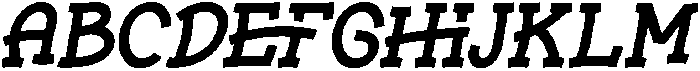 HALUNA Italic otf (400) Font UPPERCASE