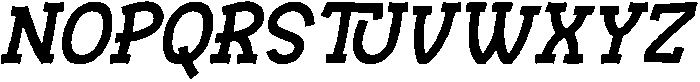 HALUNA Italic otf (400) Font UPPERCASE