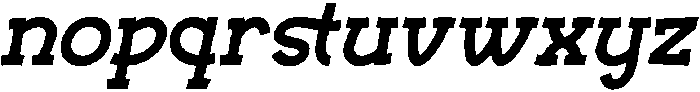 HALUNA Italic otf (400) Font LOWERCASE