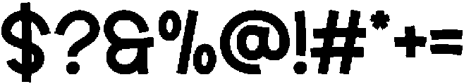 HALUNA Regular otf (400) Font OTHER CHARS