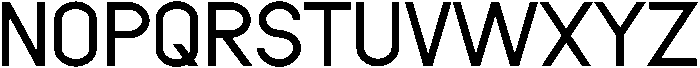 HAMBURG Regular otf (400) Font LOWERCASE