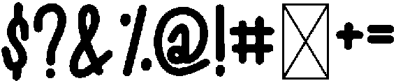 HAMBURGER Regular otf (400) Font OTHER CHARS