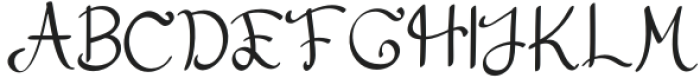 HAMEIRA Regular otf (400) Font UPPERCASE
