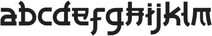 HAMIBA Regular otf (400) Font LOWERCASE