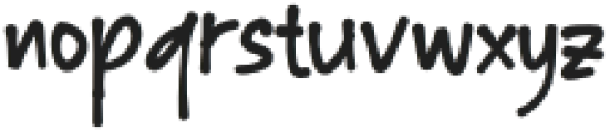 HAND & WRITE Bold otf (700) Font LOWERCASE