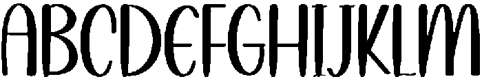 HANDMADE Regular otf (400) Font UPPERCASE