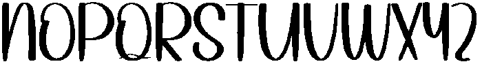 HANDMADE Regular otf (400) Font LOWERCASE
