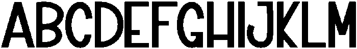 HANDMADE Regular otf (400) Font UPPERCASE