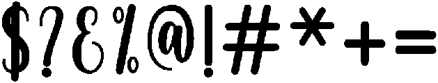 HANDMADE Regular otf (400) Font OTHER CHARS