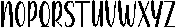 HANDMADE Regular otf (400) Font UPPERCASE