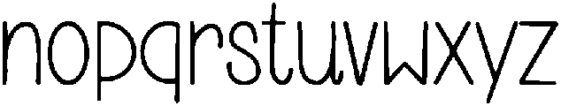 HANDWRITE Regular otf (400) Font LOWERCASE