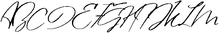 HANDY Regular otf (400) Font UPPERCASE