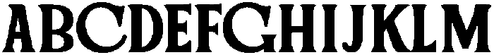HANOMAN Black otf (900) Font UPPERCASE