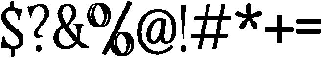 HANOMAN Light otf (300) Font OTHER CHARS
