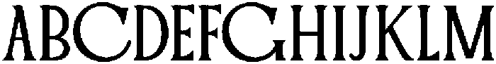 HANOMAN Light otf (300) Font UPPERCASE