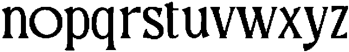HANOMAN Light otf (300) Font LOWERCASE