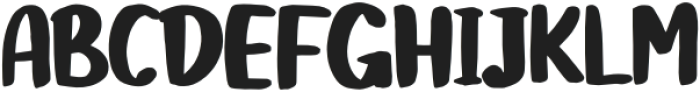 HAOBA Regular otf (400) Font UPPERCASE