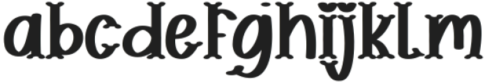 HAPPY BELL CHRISTMAS Regular ttf (400) Font LOWERCASE