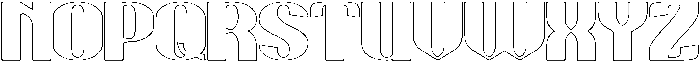 HAPPY DAY-Hollow otf (400) Font UPPERCASE